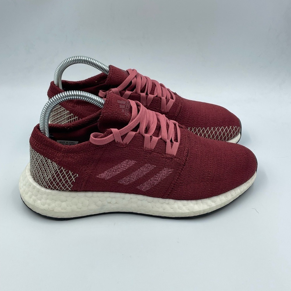 Adidas Pureboost Go Maroon Running Shoes B75768 Women's‎ Sz 7